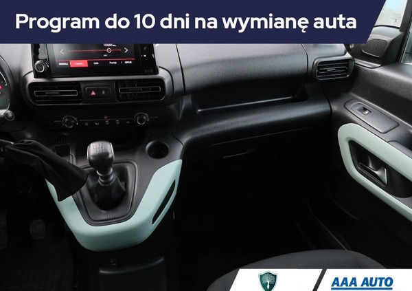 Citroen Berlingo cena 78000 przebieg: 43657, rok produkcji 2021 z Olszyna małe 232